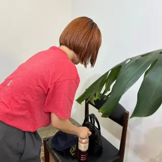 ショート カラー ハイトーン/心斎橋/ honomiのヘアスタイル