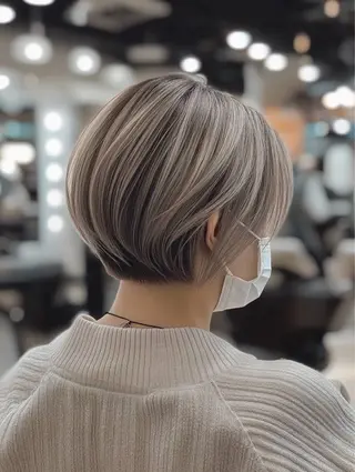 ショート カラー 銀座ショート特化 渡部 誠のヘアスタイル