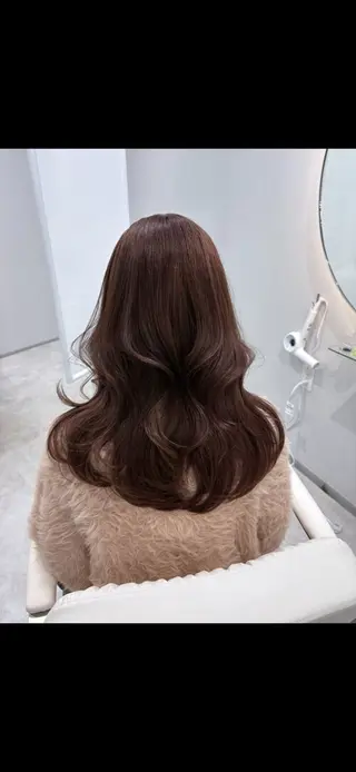 セミロング 縮毛矯正/髪質改善 ️カラー️🫧つばさのヘアスタイル