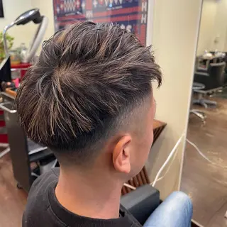 ショート カラー メンズ peakshair所属・堀江/メンズパーマ 𝒀𝑼𝑻𝑶のヘアスタイル