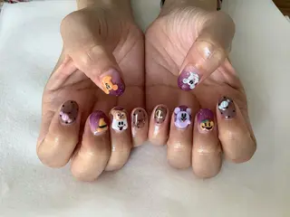 ネイル 💎🐰 saki. m 🐰💎のネイルデザイン