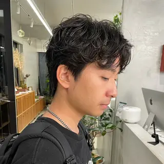 パーマ メンズ 【メンズ特化】 イマダナツミのヘアスタイル