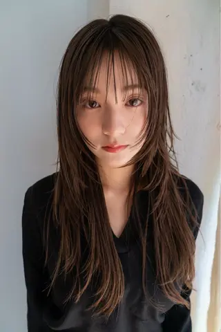 ロング ルカ/ ムードカット🍓のヘアスタイル