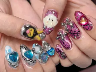 ネイル Nail Atelier IamI所属・アイアムアイ 大村磨衣のネイルデザイン