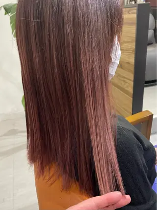 セミロング かんばら りょーいのヘアスタイル