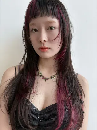 ロング カラー レイヤーカット/暖色 カラー/mao🎀のヘアスタイル