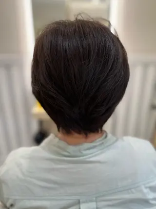 ショート ボブ•ショートカット 草野太一のヘアスタイル