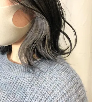 ミディアム カラー 🫧🇰🇷韓国ヘア レイヤー🐺Yutaのヘアスタイル