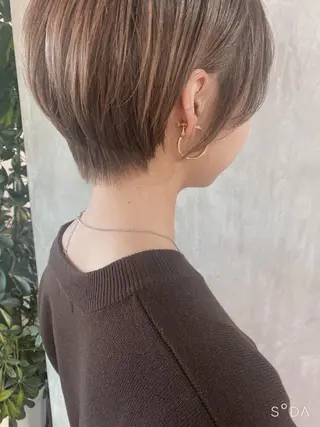 ショート カラー ヘアアレンジ stylist/蛯谷 珠里のヘアスタイル