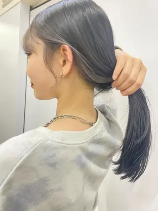 セミロング カラー GO TO DAY渋谷モディ店所属・stylist トモヤのヘアスタイル