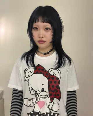 カラー nappe🐏 栄／矢場町のヘアスタイル