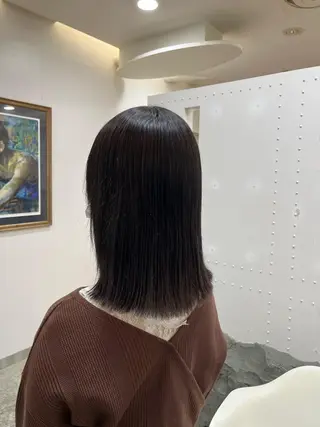 セミロング 韓国レイヤー×モテ髪 /MITSUKI🤍のヘアスタイル