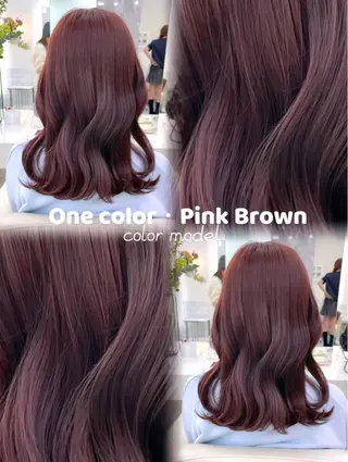 ミディアム カラー AO 甲府本店所属・AO甲府本店_ 小林のヘアスタイル