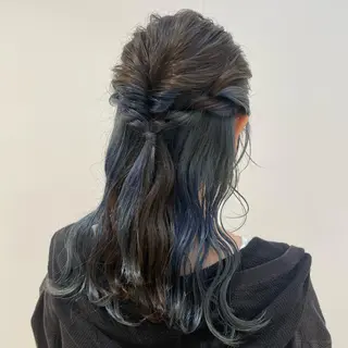 セミロング レイヤー/ハイトーン 🫧‪Erikaのヘアスタイル