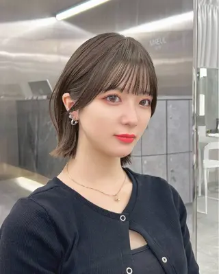 ショート 韓国顔まわり/前髪 /レイヤー/いつきのヘアスタイル