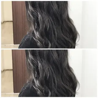 ミディアム カラー ヤナ マネージャーのヘアスタイル