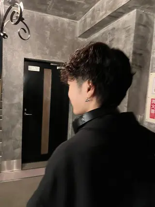 パーマ メンズ HAIR MAKE  miel所属・🫧透明感カラー🫧 SHINSEIのヘアスタイル