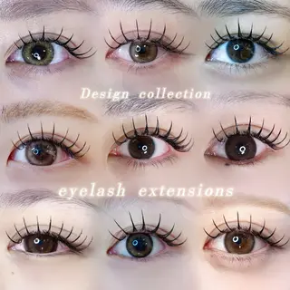 マツエク・マツパ olivia 清水 ☽ ⋆゜のマツエク・マツパデザイン