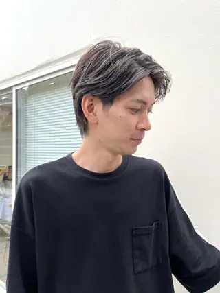 ショート カラー パーマ ヘアアレンジ メンズ 💎髪質改善特化💎 RUITOのヘアスタイル