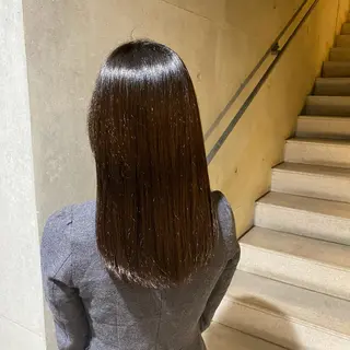 セミロング INORI /フェイスレイヤーのヘアスタイル