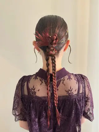 ヘアアレンジ 内沼 恵留菜のヘアスタイル