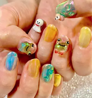 ネイル BURGUNDY mikaのネイルデザイン