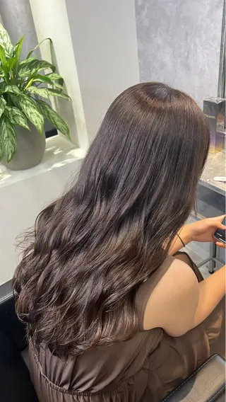 ロング カラー mimiiy梅田 中崎町ハイトーンのヘアスタイル