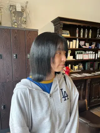 ミディアム ageha hair所属・水ノ上 優花のヘアスタイル