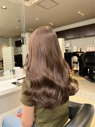 ロング カラー 🎀暖色/ラベンダー /paru🤍のヘアスタイル