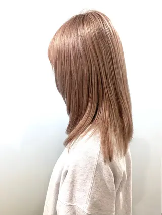 セミロング カラー 🦕ウルフカット 🦕ａｋｉｈｏのヘアスタイル