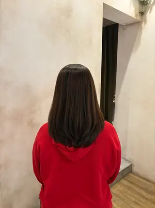 ミディアム MAHAE 中司のヘアスタイル