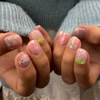 ネイル mori yuina ┆͓̽ NUDGEのネイルデザイン