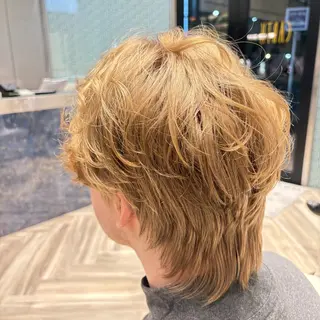 メンズ 李 文のヘアスタイル