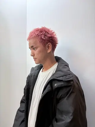 ショート メンズ 高明度ハイトーン× ショート/莉音🧤のヘアスタイル