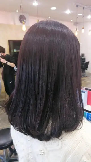 セミロング カラー sepiage trois所属・酒井 亜希のヘアスタイル