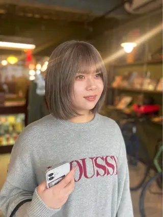 ミディアム カラー PATH-hair. storeのヘアスタイル