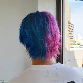 メンズ カラー 神谷 涼のヘアスタイル