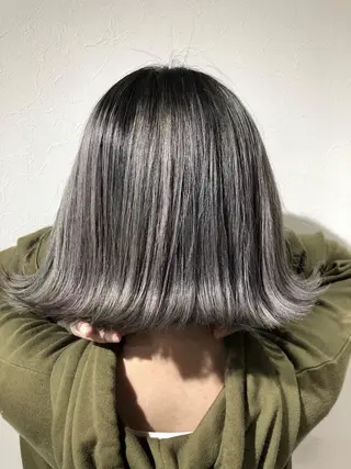 ミディアム カラー メンズ 🌟ブリーチ特化型 ハイトーンカラー🌟のヘアスタイル