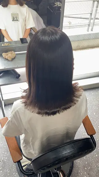 ミディアム パーマ/ダブルカラー ブリーチ⭐️海斗のヘアスタイル