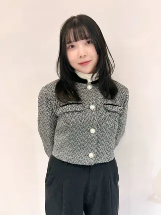 ミディアム カラー あ あのヘアスタイル