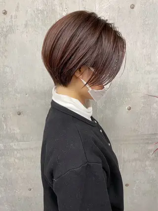 ショート 森綱 悠 /栄/ボブのヘアスタイル