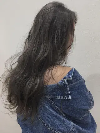 ロング カラー SAKURA 原宿所属・なかの たくみのヘアスタイル