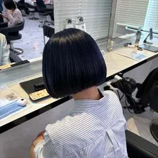 カラー 💙ハイトーン韓国風 色白ヘア💙manaのヘアスタイル