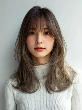 ミディアム 生艶髪＆レイヤー🔔 渋谷お薦めNo.1✨のヘアスタイル