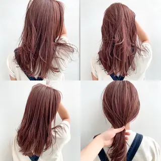 ミディアム 透明感カラー/レイ ヤー/Nana🌈のヘアスタイル