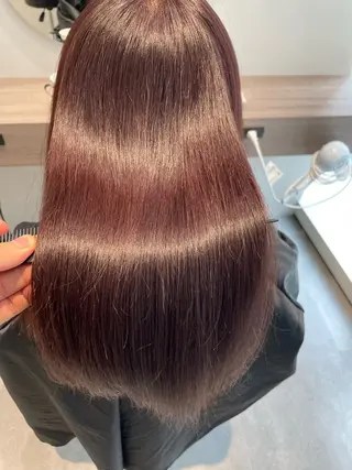 セミロング カラー 韓国ヘア🤍顔周り/ 髪質改善✨/林遼一郎のヘアスタイル