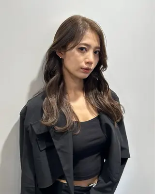 ロング コテ巻き風パーマ🫧 韓国パーマ反町海大のヘアスタイル