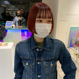 ショート カラー ANY／SUE 千葉パーマのヘアスタイル