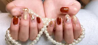 ショート ネイル 長さ出し専門 nynaのネイルデザイン