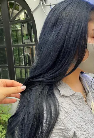 ロング カラー SALOWIN下北沢所属・hazuki 🌝のヘアスタイル